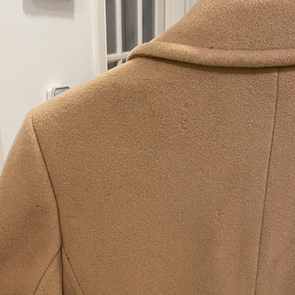 Larry Levine Classic Tan Trench Coat - Wool and Cashmere Blend - Picture 7 of 10